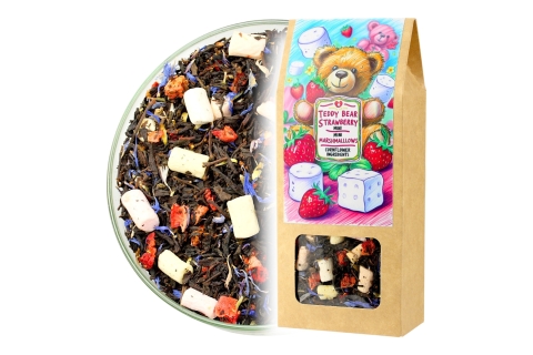 Herbata Czarna TEDDY BEAR (KT) (50g) Pianki Marsmallow Słodka Przyjemność !